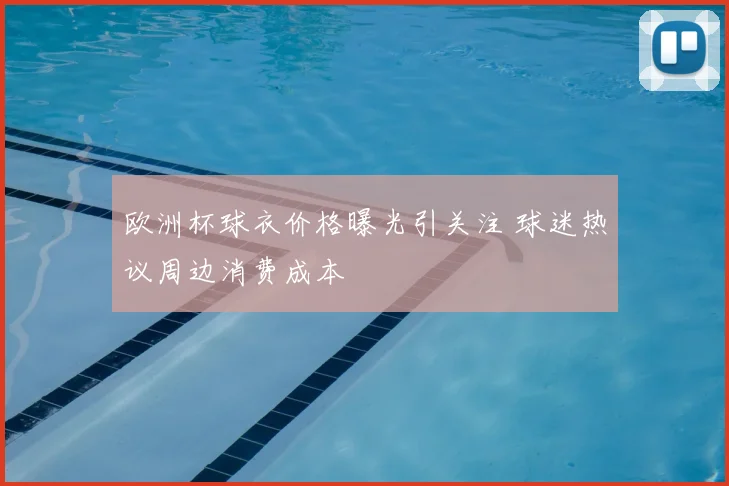 欧洲杯球衣价格曝光引关注 球迷热议周边消费成本